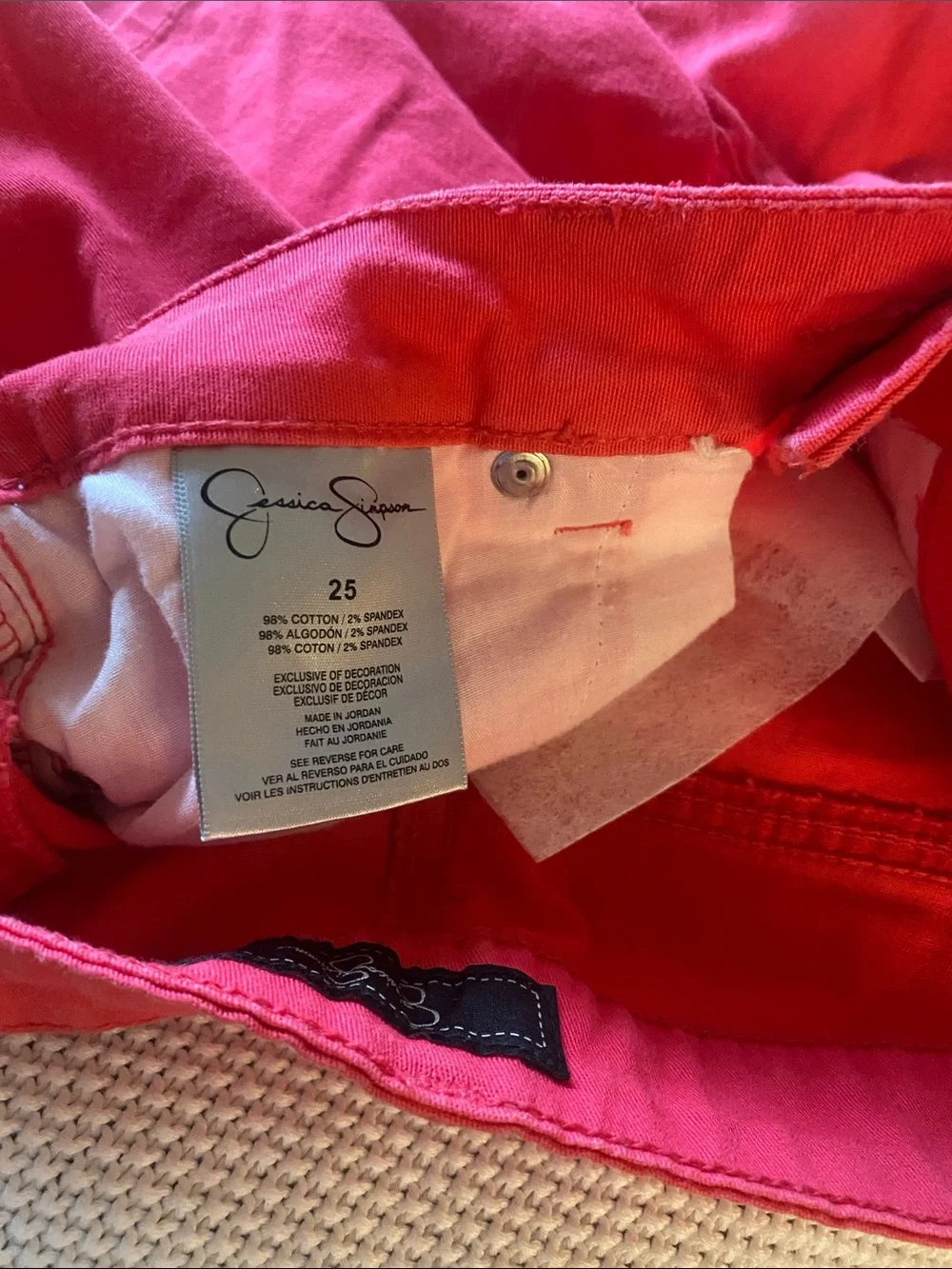 Jessica Simpson bright neon